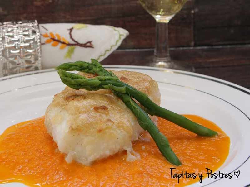 bacalao con muselina de alioli